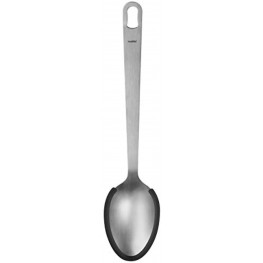 Moha SERVIZIO Stainless Steel Serving Spoon with Silicone Rim
