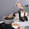 Soup Spoon Ladle KND 304 Stainless Steel Cooking Spoon Kitchen Tool with Vacuum Ergonomic Round Handle for Kitchen Wok Stirring Serving Soups 12.6 Inch