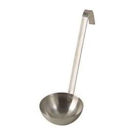 Update International L-15SH 2 Piece Ladle 1.5 oz Short No Magnetic Stainless Steel