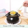 ZPS1002 2 in 1 Soup Ladle Spoon Great for Cooking Soup Chili Gravy Salad Dressing and Pancake Batter 4 Pack