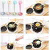 ZPS1002 2 in 1 Soup Ladle Spoon Great for Cooking Soup Chili Gravy Salad Dressing and Pancake Batter 4 Pack