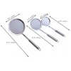 CDOFFICE Set of 3 Hot Pot Fat Skimmer Spoon Stainless Steel Mesh Strainer Oil Skimmer Spoon for Kitchen Frying Skimming Grease and Foam