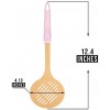 Round Skimmer Spoon for Kitchen Pacl of 2 Fine Cooking Mesh Skimmer Strainer Long Handle Skimmer Spoon
