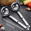 Skimmer Spoon Cooking Oil Filter 304 Stainless Steel Long Handle Scoop for Hot Pot Restaurant Home Kitchen