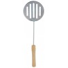 Stainless Steel Slotted Skimmer Spoon Strainer Skimmer for Cooking with Wooden Handle