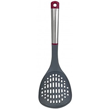 Tongyuan skimmer slotted spoon with Non-Stick Thermoplastic 1 Dark grey