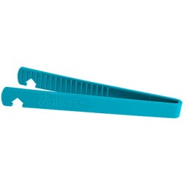 Butterie Toaster Tongs with Oven Rack Hook Aqua