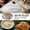 Bread Lame Premium Hand Crafted Bread Knives Best Dough Scoring Tool For professional and serious Bakers with 5 Blades Included and Authentic Leather Protective Cover Bread Lame