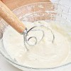 Bread Mixer Whisk Danish Dough Whisk Wooden Making Handle Kitchen Baking Tools Make Bread Mixer Bread Hook mixer Danish dough mixing