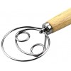 Bread Mixer Whisk Danish Dough Whisk Wooden Making Handle Kitchen Baking Tools Make Bread Mixer Bread Hook mixer Danish dough mixing