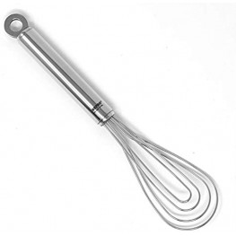 Norpro 2317 Flat Oval Whisk Stainless Steel 9-Inch Silver