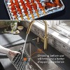 20 Pack Disposable Aluminum Foil Broiler Pans Grill Liners Aluminum BBQ Grilling Tray with Holes Foil Pans for Outdoor Grill or Camping