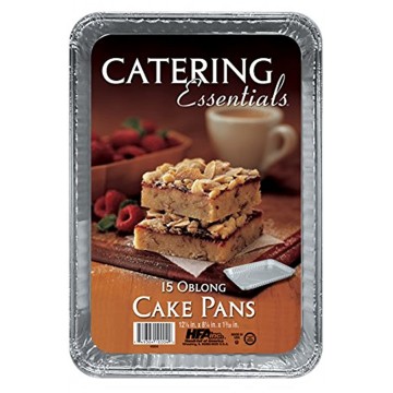 Handi-Foil 10004.010 Catering Essentials Oblong Cake Pan Pack of 15