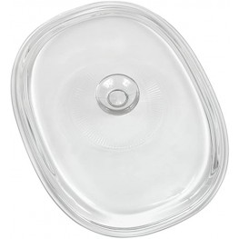 CorningWare French White 2-1 2-Quart Oval Glass Cover