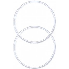 Pack of 2-30 oz Replacement Rubber Lid Ring Gasket Seals Lid for Insulated Stainless Steel Tumblers Cups Vacuum Effect fit for Brands Yeti Ozark Trail Beast White