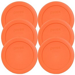 Pyrex 7200-PC Round 2 Cup Storage Lid for Glass Bowls 6 Orange