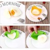 Egg Poacher 4 Pack Egg Cooker Set Non Stick Silicone Egg Poaching Cup Poached Egg Cooker Perfect Poached Egg Maker Eggs Boiler Molds Egg Tray for Microwave or Stovetop Egg Poaching