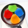 Egg Poacher 4 Pack Egg Cooker Set Non Stick Silicone Egg Poaching Cup Poached Egg Cooker Perfect Poached Egg Maker Eggs Boiler Molds Egg Tray for Microwave or Stovetop Egg Poaching
