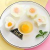 Egg Ring 4 Pack Stainless Steel Egg Ring With Non Stick Metal Shaper Circles for Fried Egg McMuffin Sandwiches Egg Maker Burger