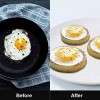 Egg Ring Stainless Steel Omelet Mold Non Stick Pancake Ring Mold for Frying Egg Egg Circles for Griddle 2 Sizes 4 Pack
