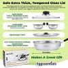 Eggssentials Egg Poacher Pan Nonstick Poached Egg Maker Stainless Steel Egg Poaching Pan Poached Eggs Cooker Food Grade Safe PFOA Free with Spatula Egg Poachers Cookware 4 Poaching Cups