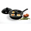 Norpro 9.5 Inch Nonstick Skillet Set with Removable 4 Egg Poacher 9.5 IN As Shown