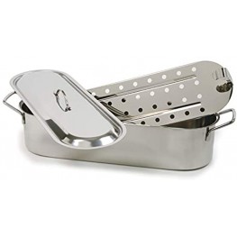 Norpro Stainless Steel Fish Poacher 18in x 4.5in As Shown