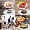 Svnntaa 3 Inch 4 Inch Eggs Rings 6 Inch Pancake Mold 3 Pack Nonstick Stainless Steel Round Egg Maker Molds Fried Round Egg Poacher for Muffins Sandwiches with Oil Brush